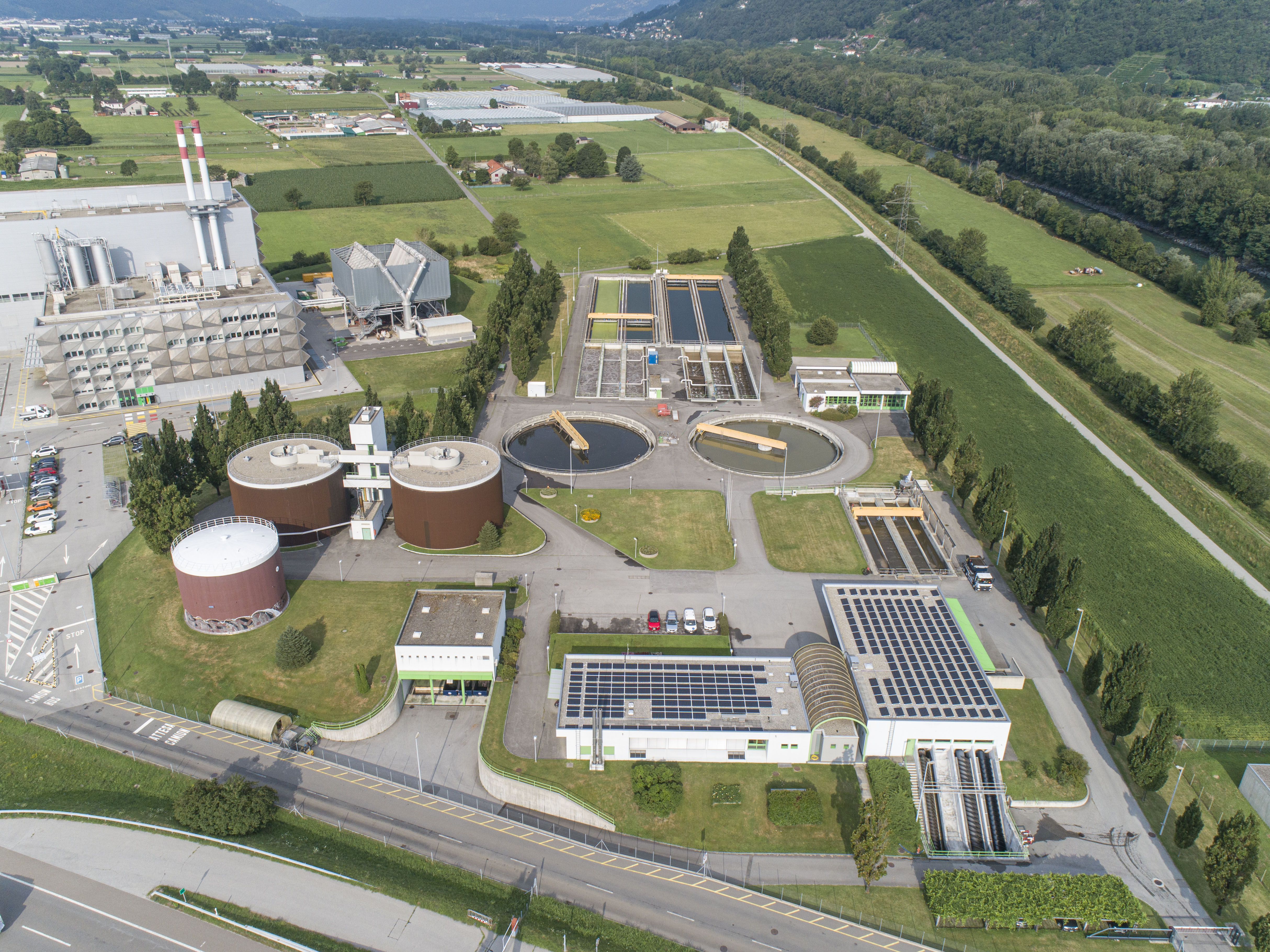 Lavori impianto depurazione - Visite sospese